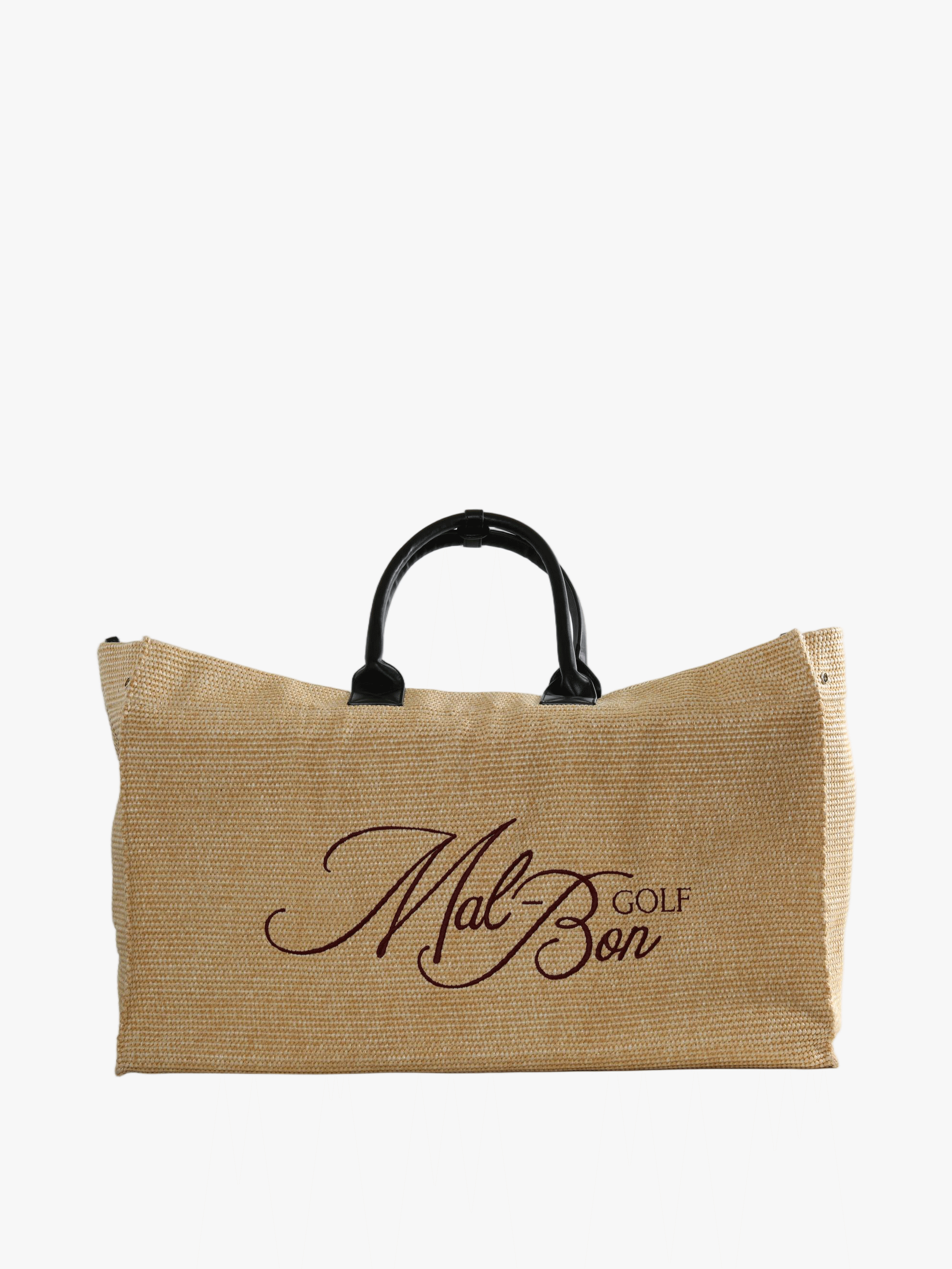 Tan bag, front view