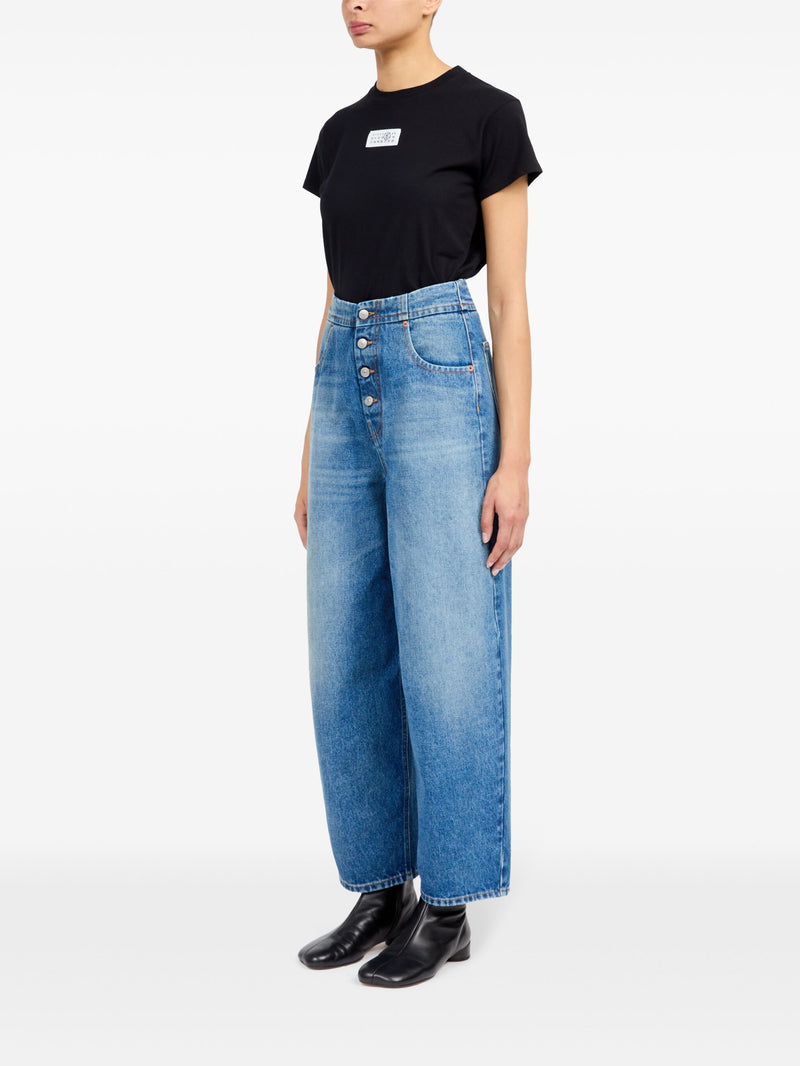 MM6 Maison Margiela - Women Blue Denim Trouser