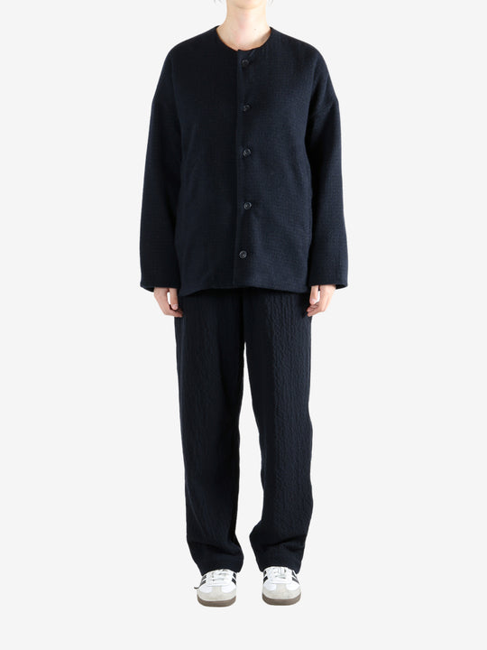 Black jacket,full body view