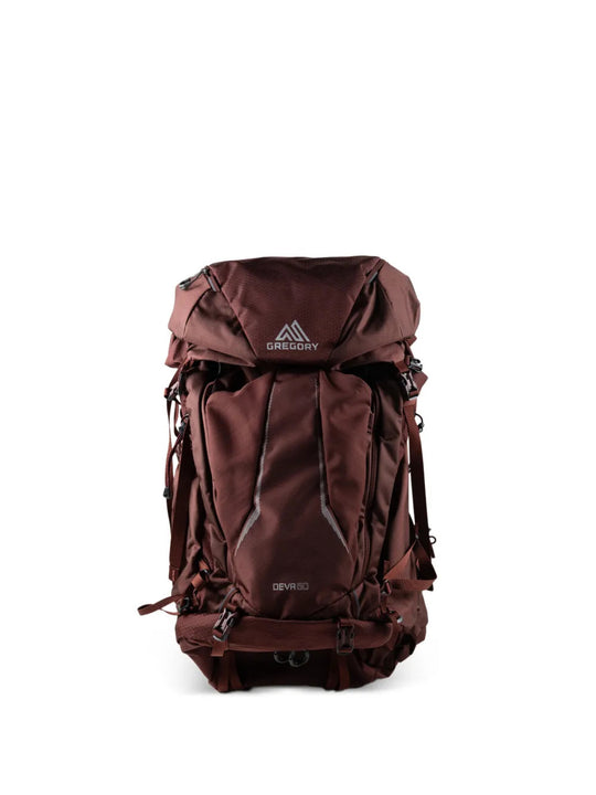 Burgundy bag, front view