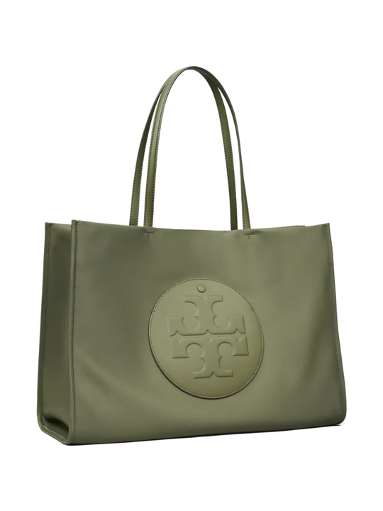green bag, side view