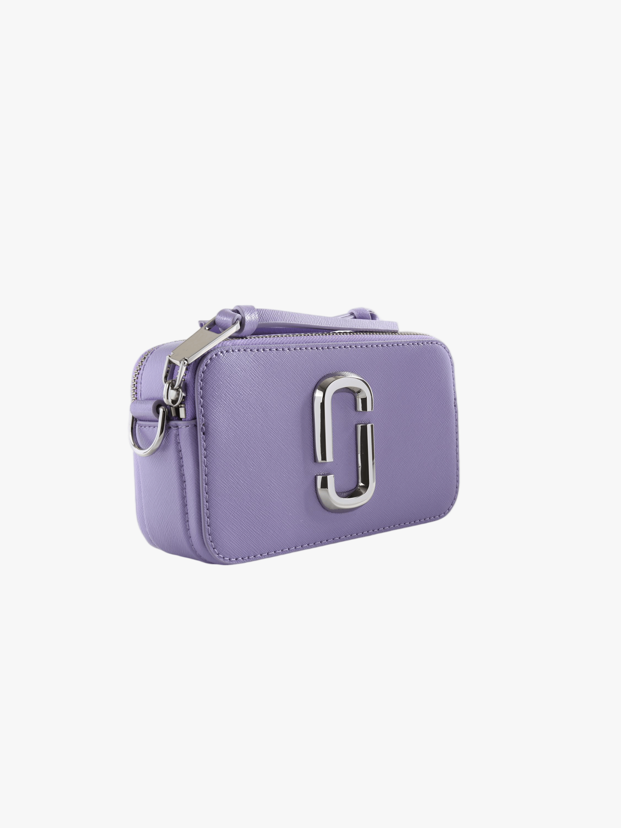 Purple bag, front view