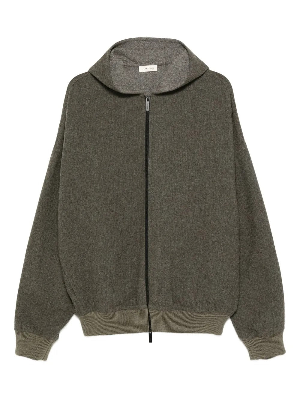 Black hoodie, front view