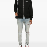 Black hoodie, full body view