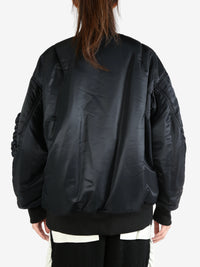 COMME DES GARCONS NOIR - Women Woven Detail Bomber Jacket