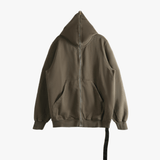 Grey hoodie, front view