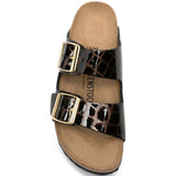 BIRKENSTOCK - Women Arizona Emboss Leather Sandals