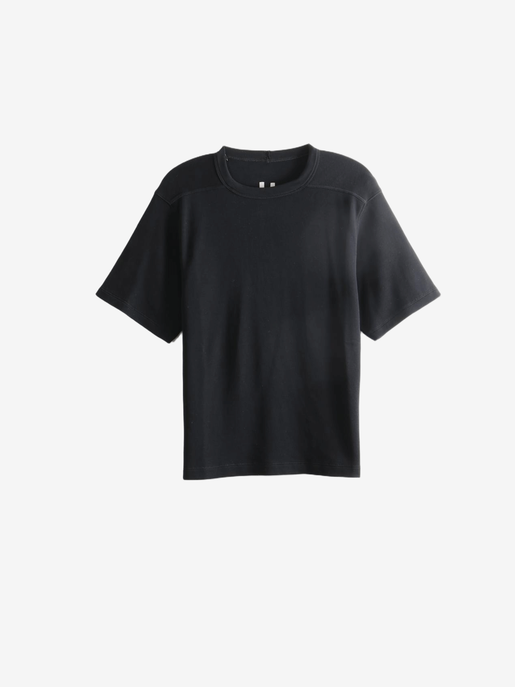 Black t-shirt, front view