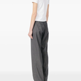 White t-shirt,full body view