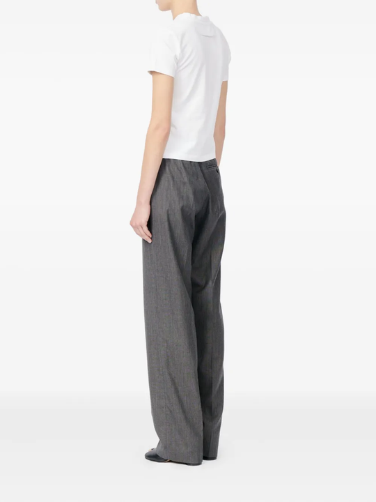 White t-shirt,full body view