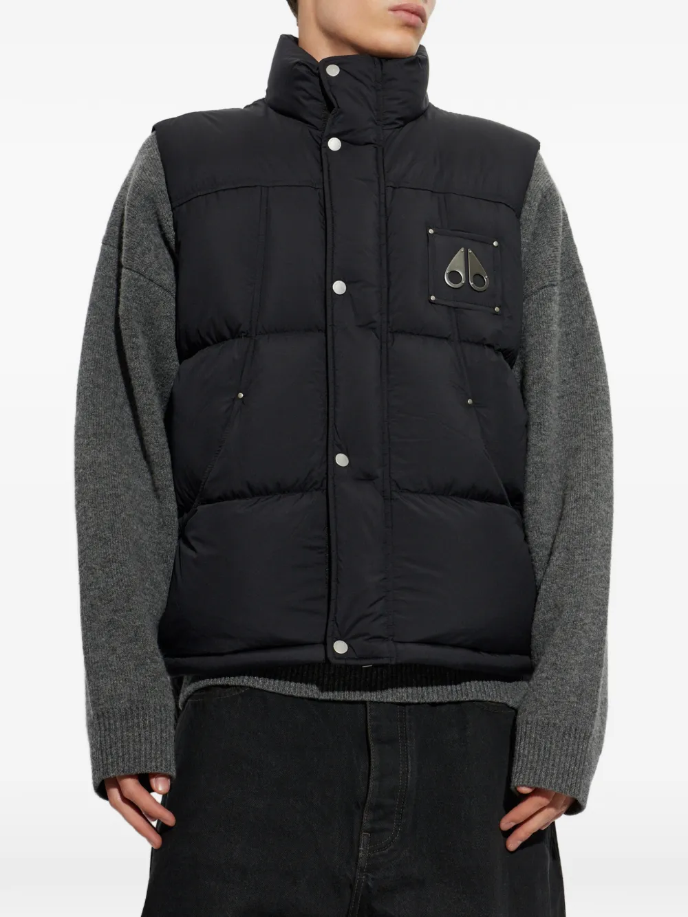 Black jacket, front view