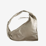 Tan bag, front view