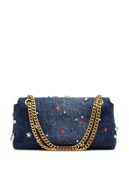 Blue bags,back view