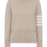 tan knitwear, front view