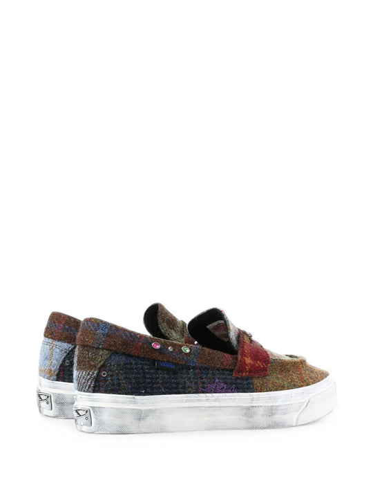 Brown shoes, side view