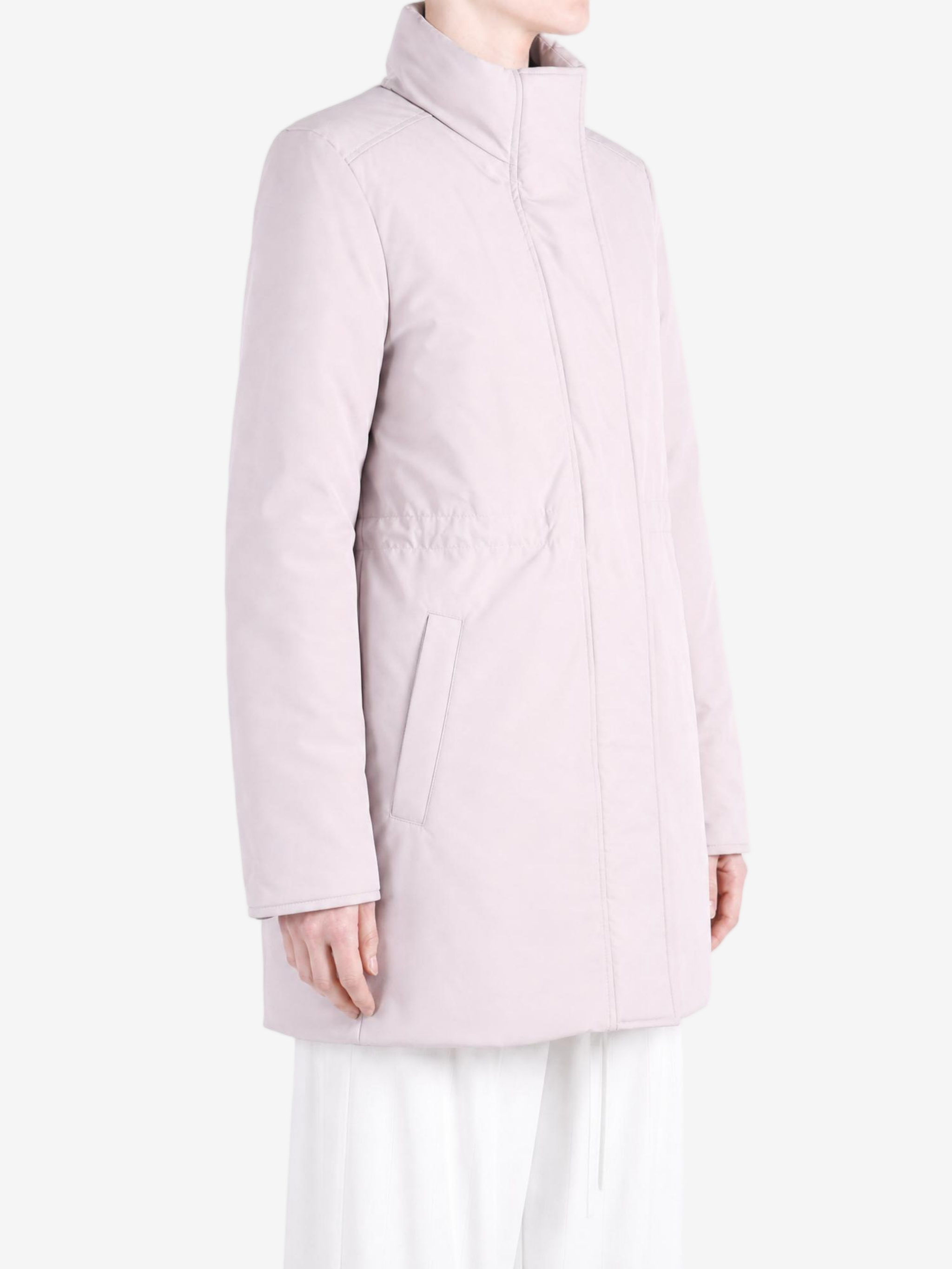 Pink jacket, full body view