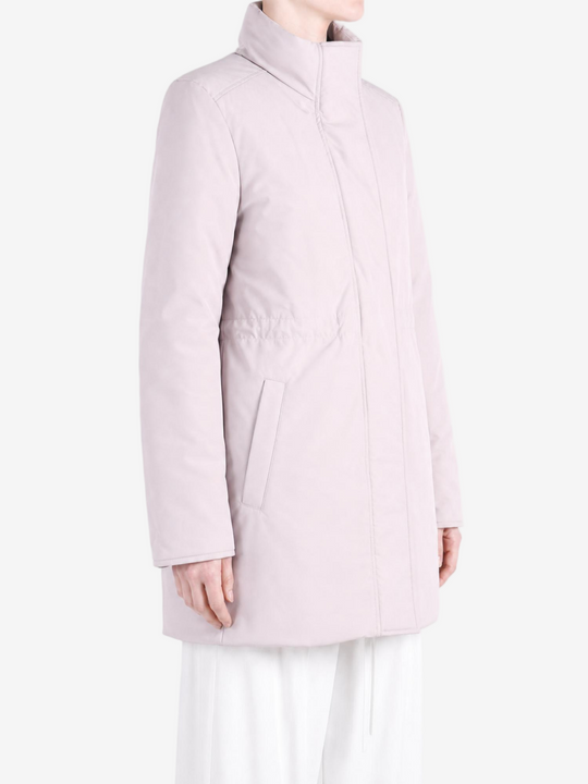 Pink jacket, full body view
