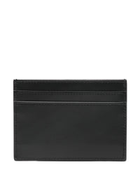 SAINT LAURENT - Men Silver Logo Card Wallet