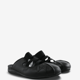 Black shoes, front view