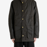 Brown jacket, full body view