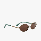 Brown eyewear, front view