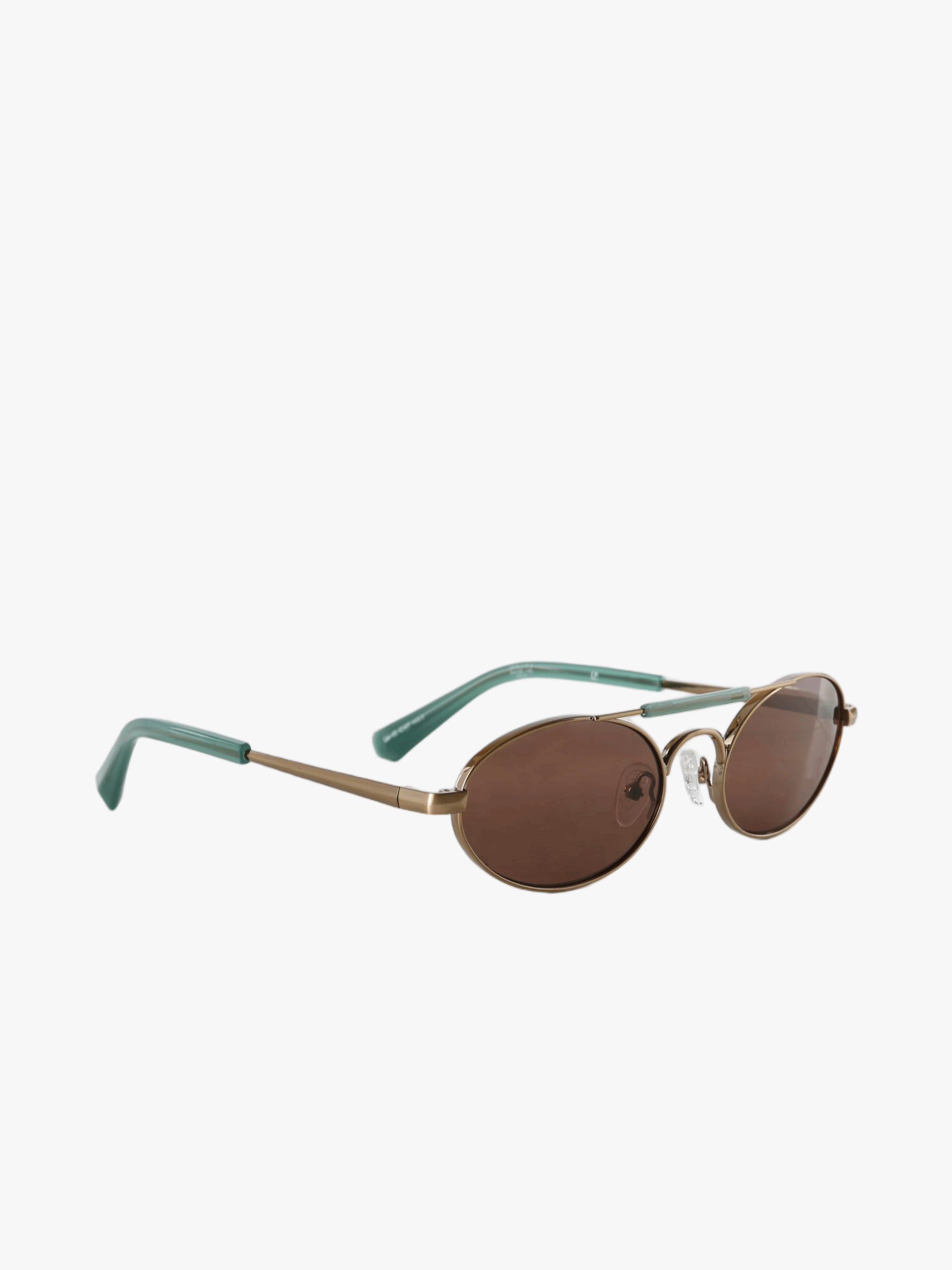 Brown eyewear, front view