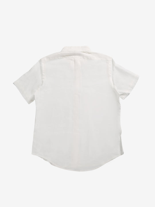 White shirt,back view