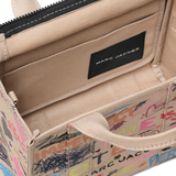 Close up of pink bag,showing texture of the cotton fabric