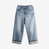 Blue pants, front view