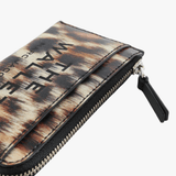 Brown accessories, front view