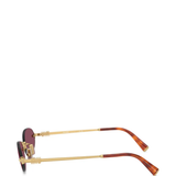 Red sunglasses,side view