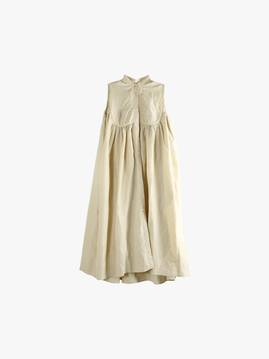 Tan dress, front view