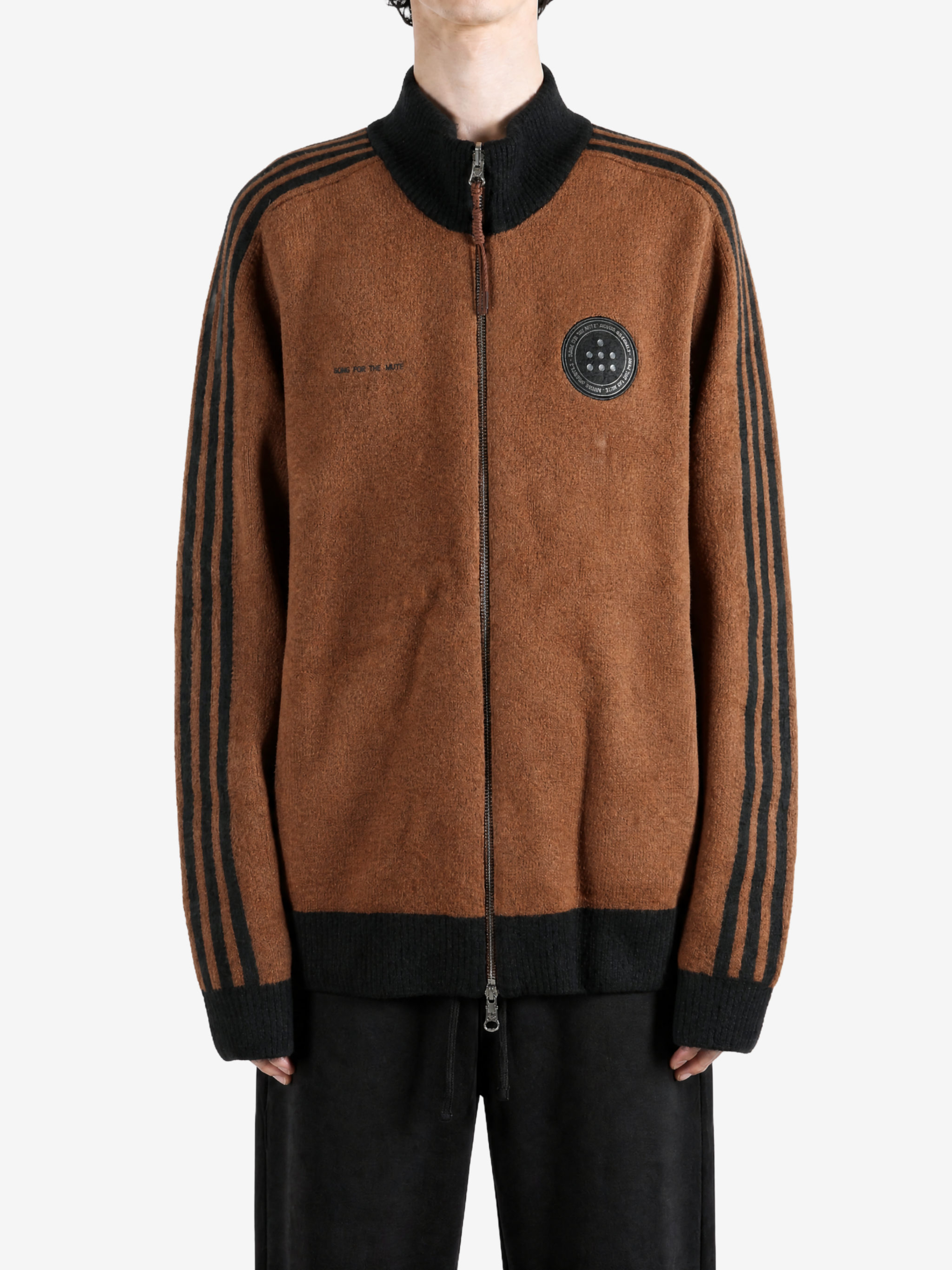 Brown jacket, front view