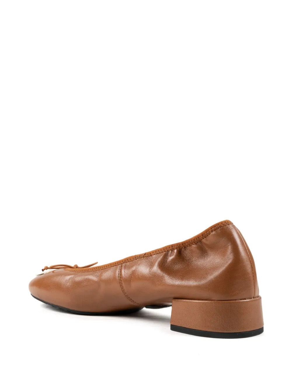 Brown shoes, front view
