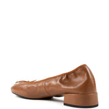 Brown shoes, front view