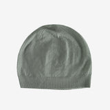 Tan knit beanie,front view