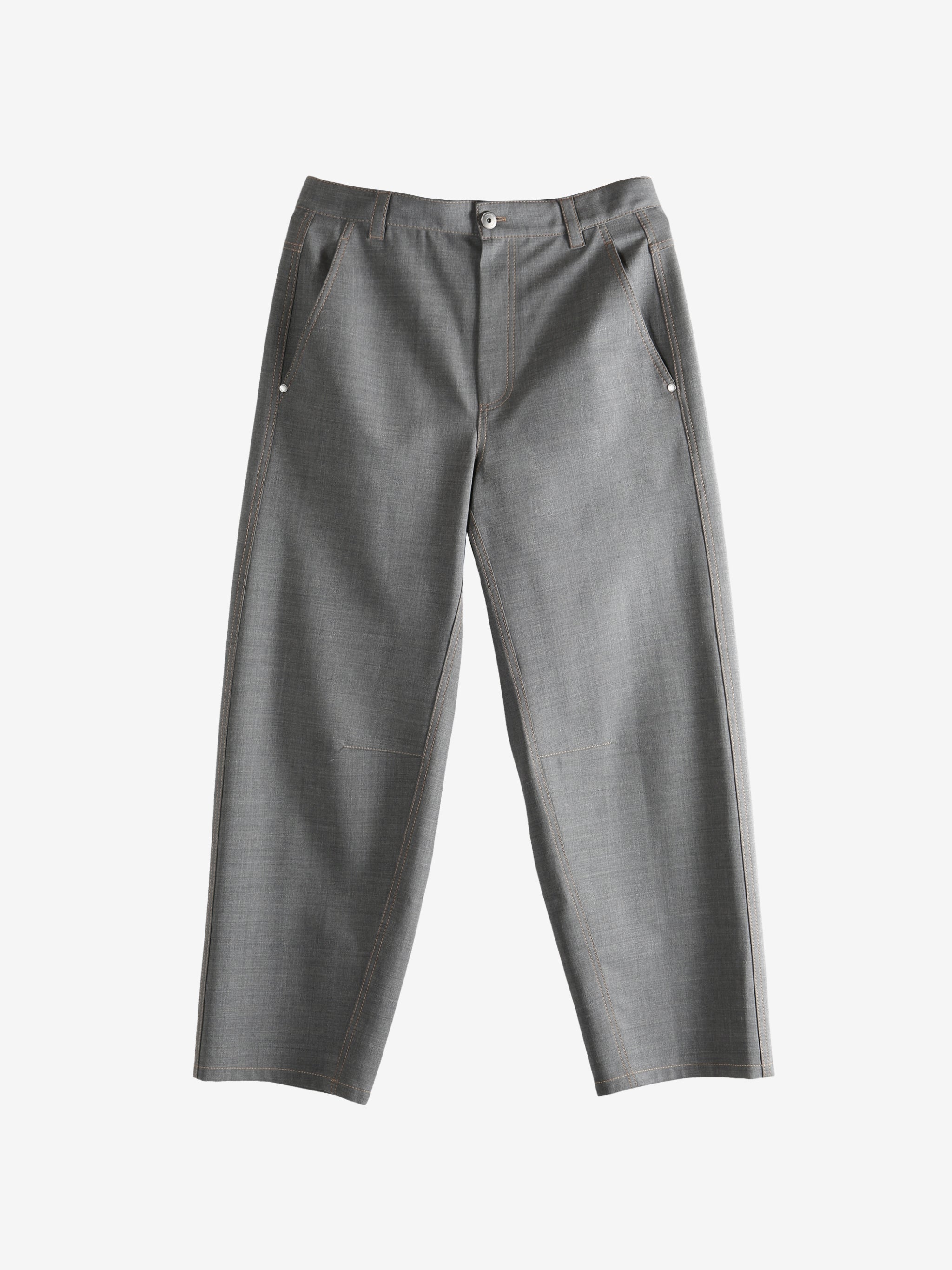 Grey pants,front view