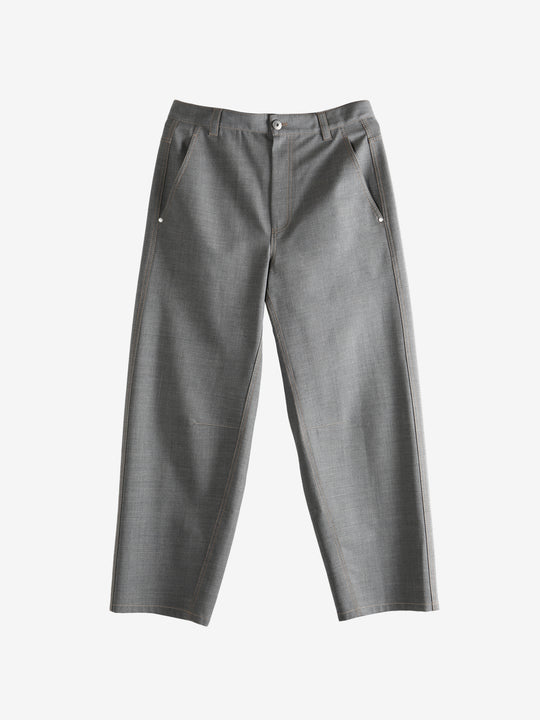 Grey pants,front view