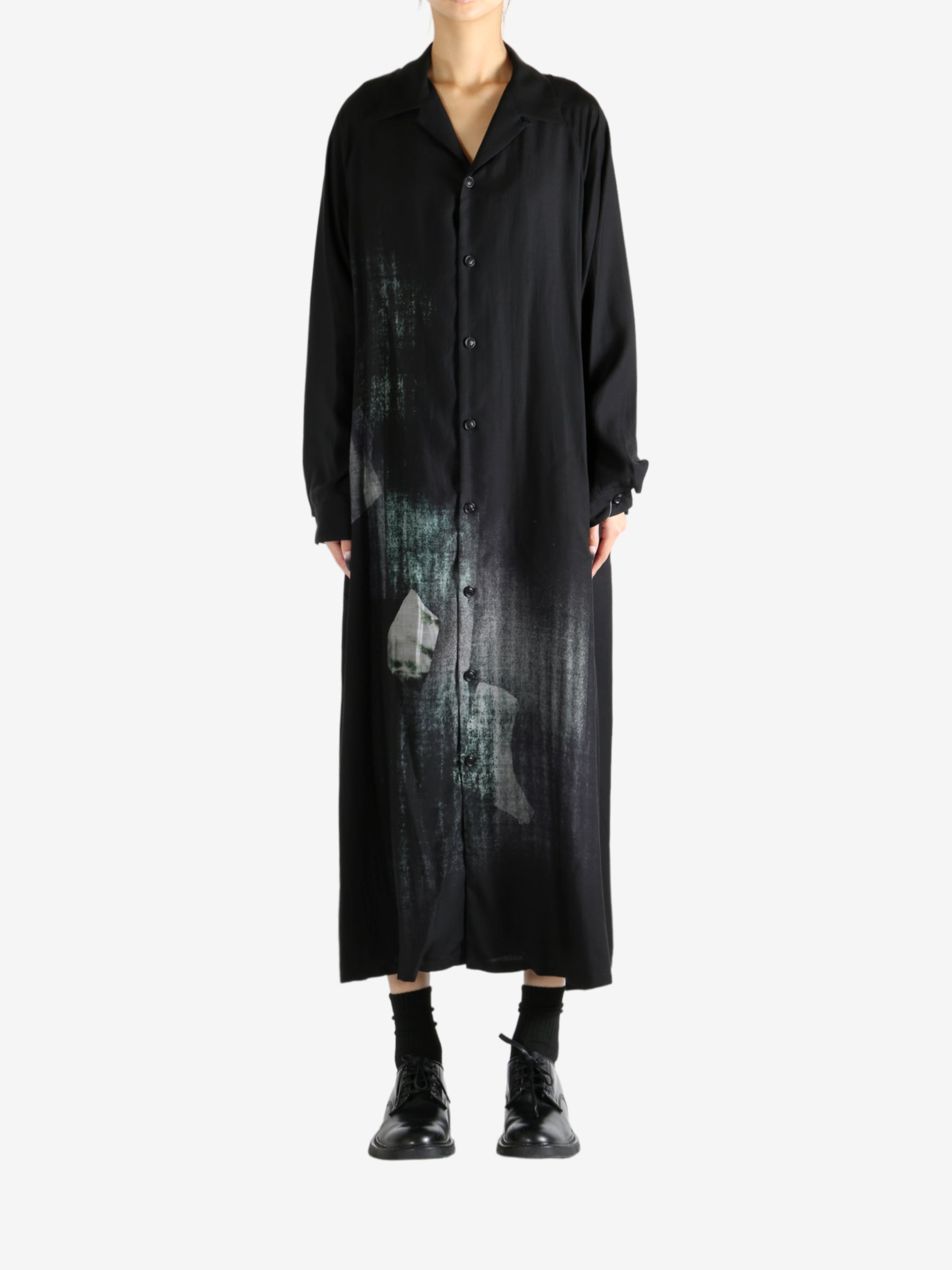 Black dress, full body view