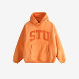 Orange hoodie,front view