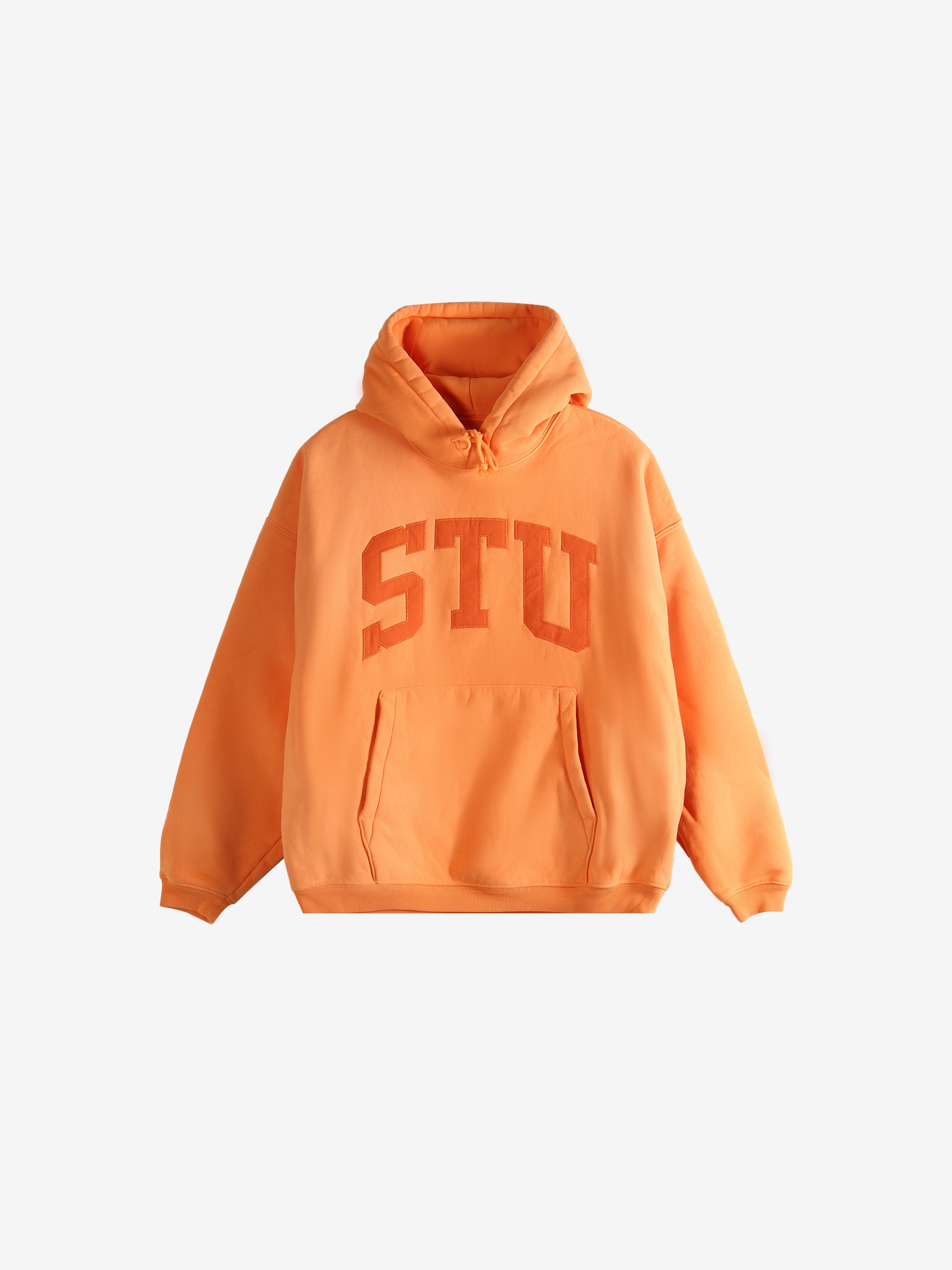Orange hoodie,front view