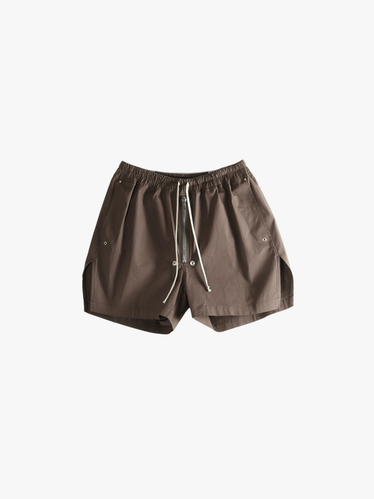 Brown shorts, front view