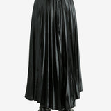 Black skirt worn by a person, showing the skirt's fit