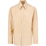 Tan shirt, front view