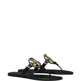 Black sandals, side view