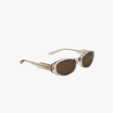 Brown eyewear, side view