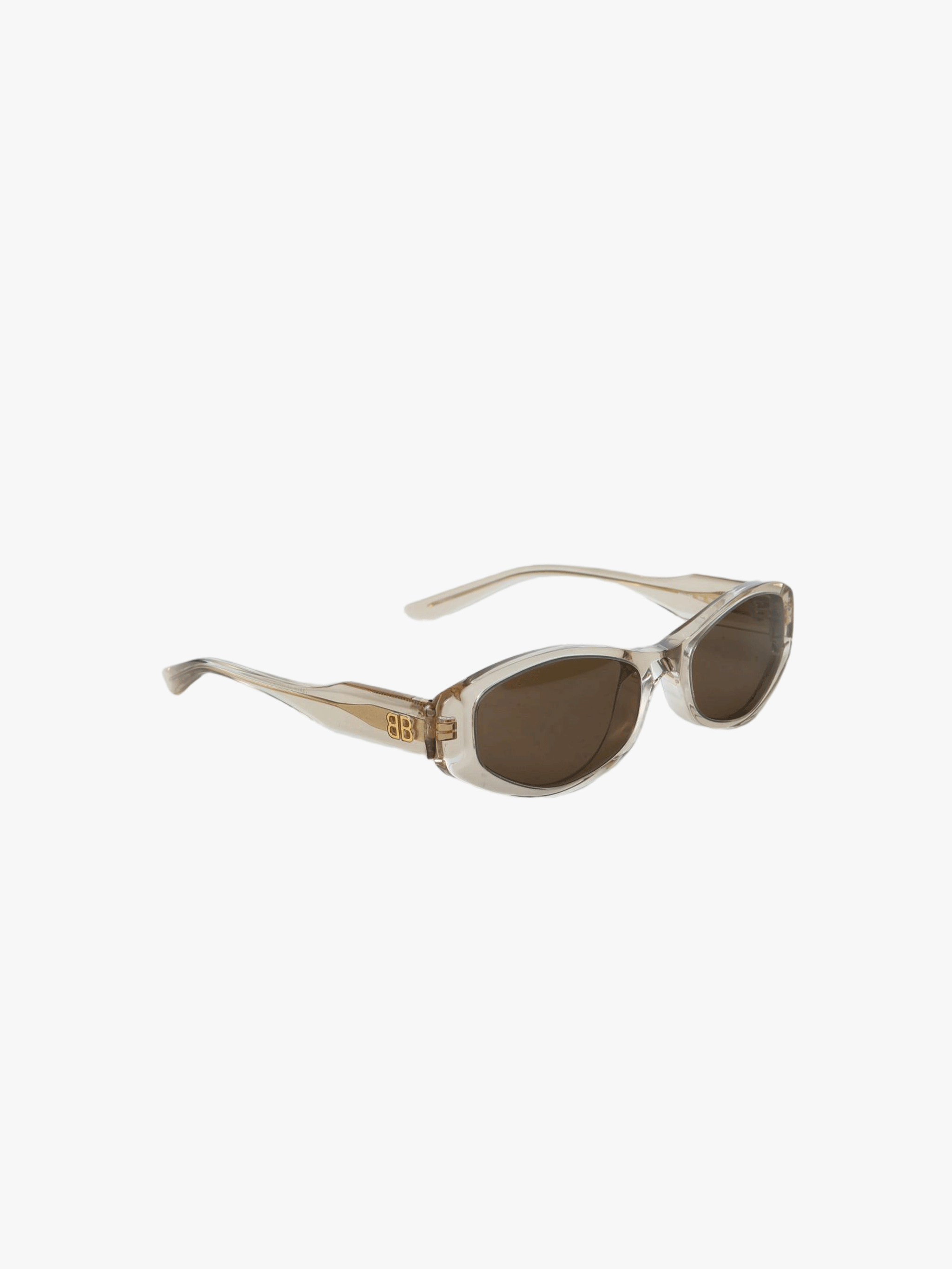 Brown eyewear, side view