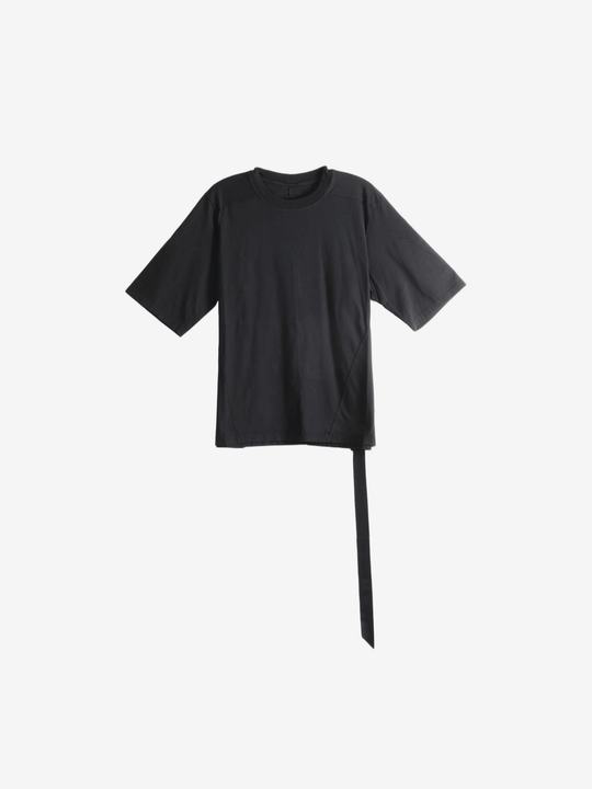 Black t-shirt, front view