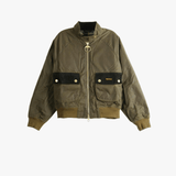 Green jacket, front view