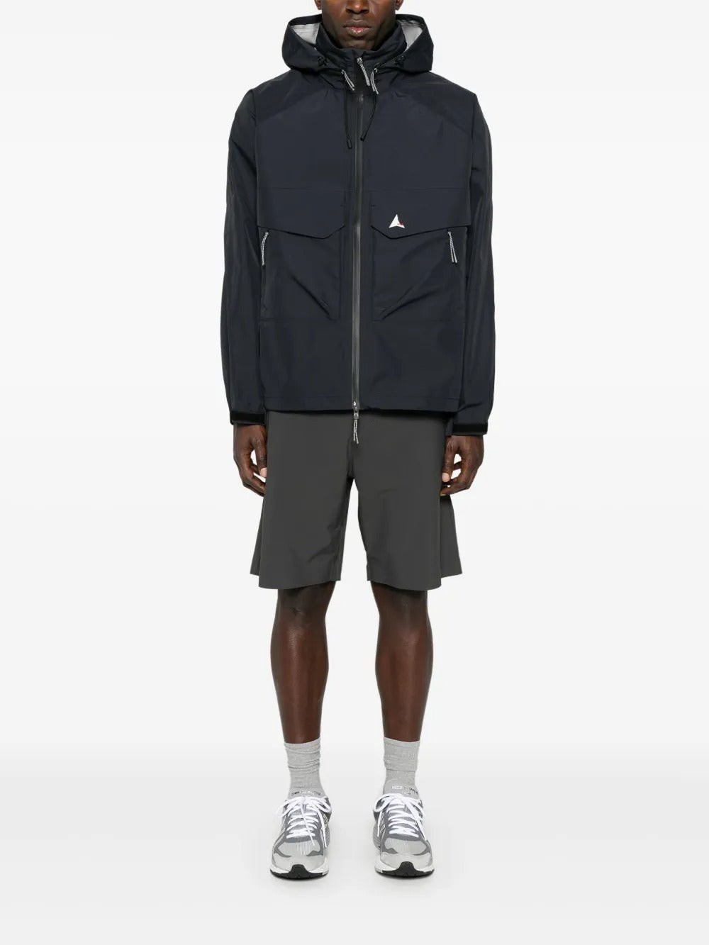 Black jacket, full body view